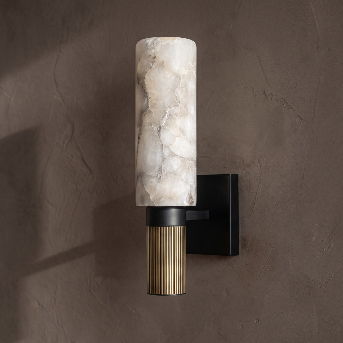 AX380 – Marble Cylinder Wall Sconce